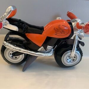 Build a Bear BABW Harley Davidson Motorcycle Style Collectible Plush 12 X 8 NWOT